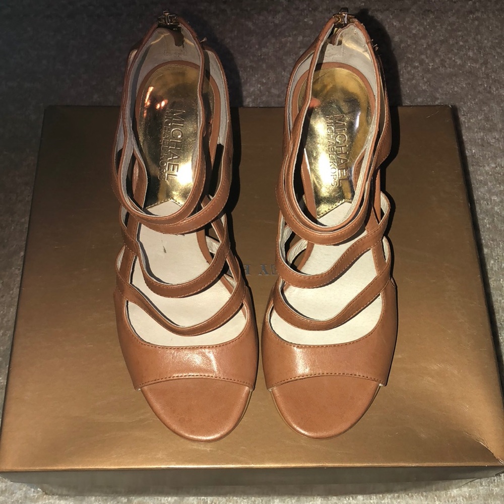 Brown Michael Kors heels